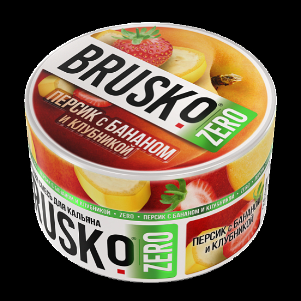 Смесь Brusko Персик С Бананом И Клубникой (Zero)  250 гр в Уфе