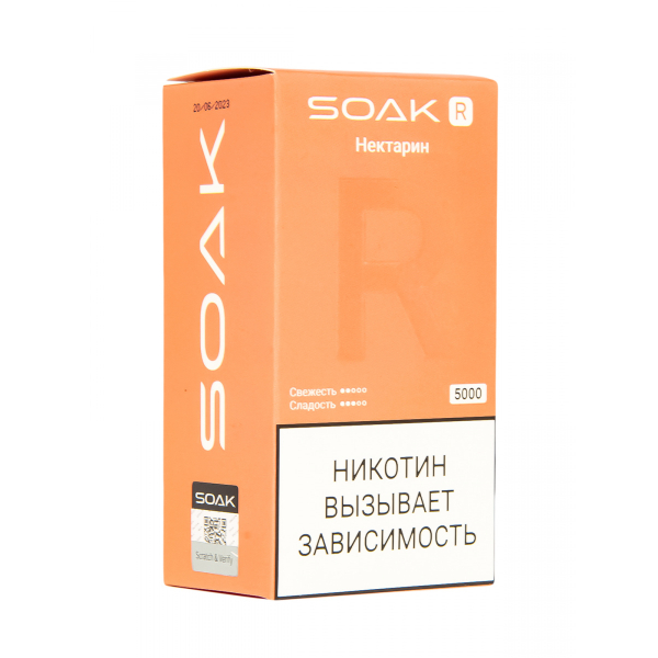 Soak R Нектарин 5000 Затяжек в Уфе