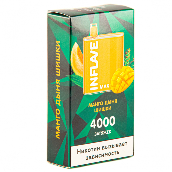 Inflave Max Манго-Дыня-Шишки (4000 Затяжек) в Уфе