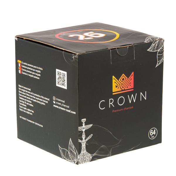 Уголь Crown Кокосовый 64 Шт (26 Мм) в Уфе