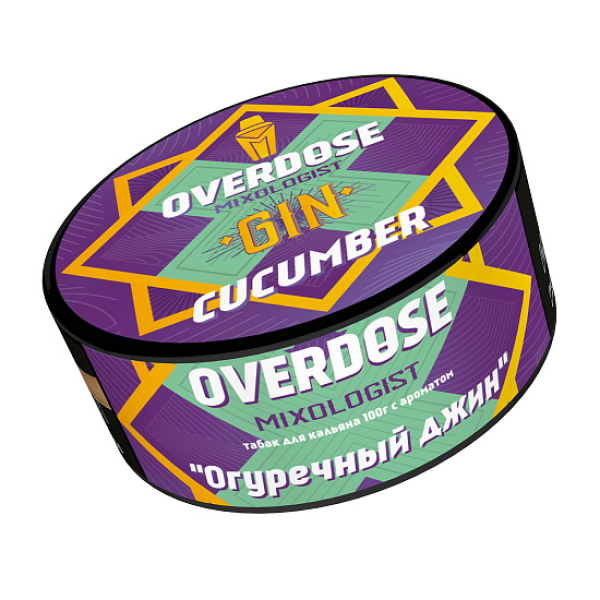 Табак Overdose Gin Cucumber  100 грамм в Уфе
