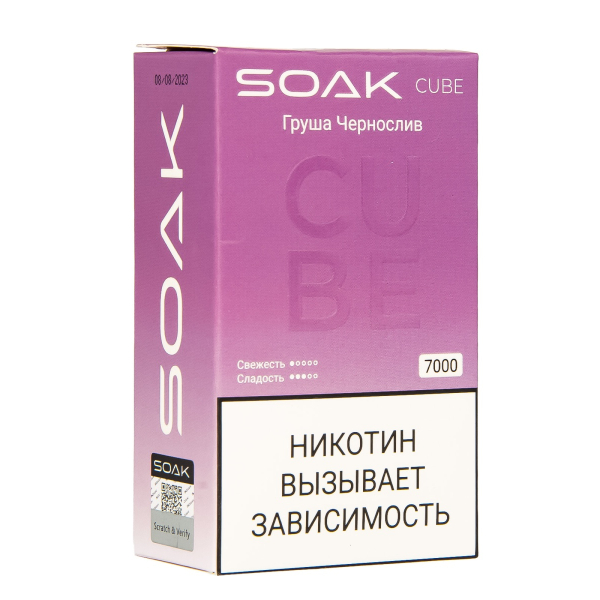 Soak Cube Груша Чернослив 7000 Затяжек в Уфе