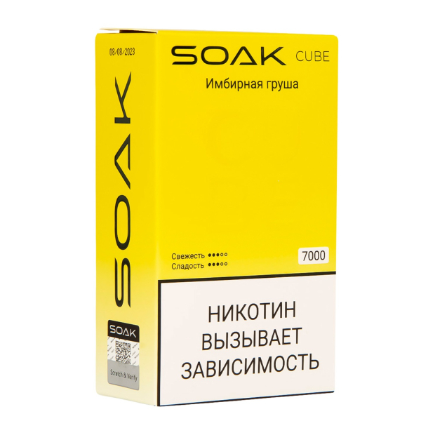 Soak Cube Имбирная Груша 7000 Затяжек в Уфе