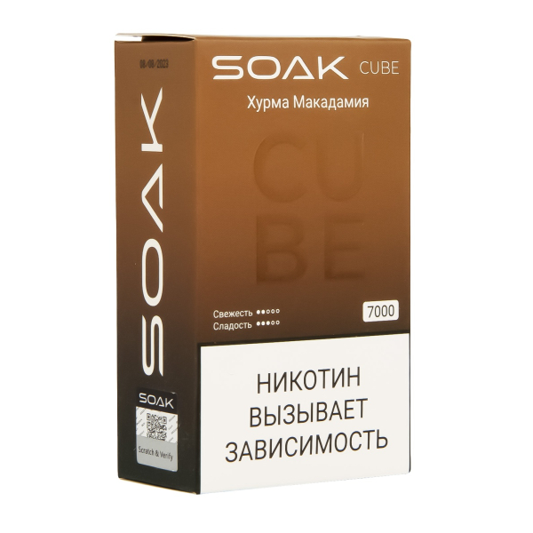 Soak Cube Хурма Макадамия 7000 Затяжек в Уфе