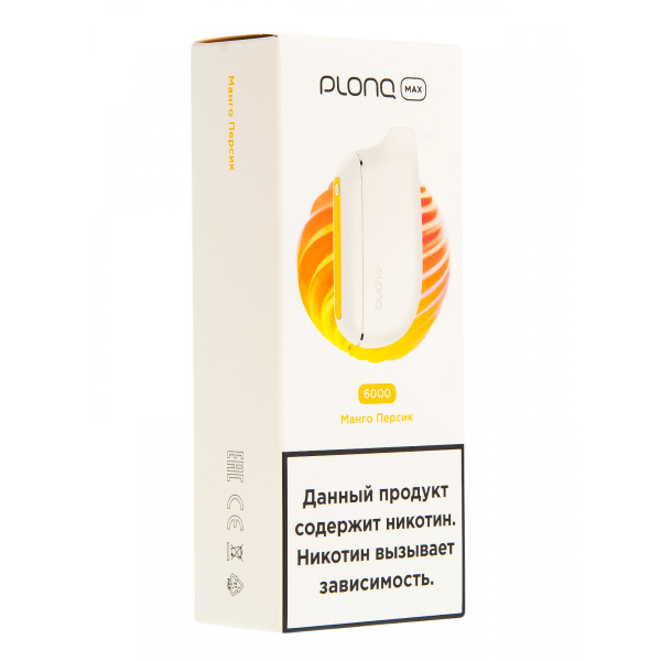 Plonq Max Манго Персик (6000 Затяжек) 20 Мг в Уфе