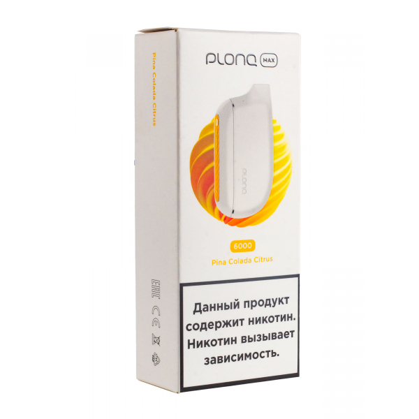 Plonq Max Ананас Кокос (6000 Затяжек) 20 Мг в Уфе