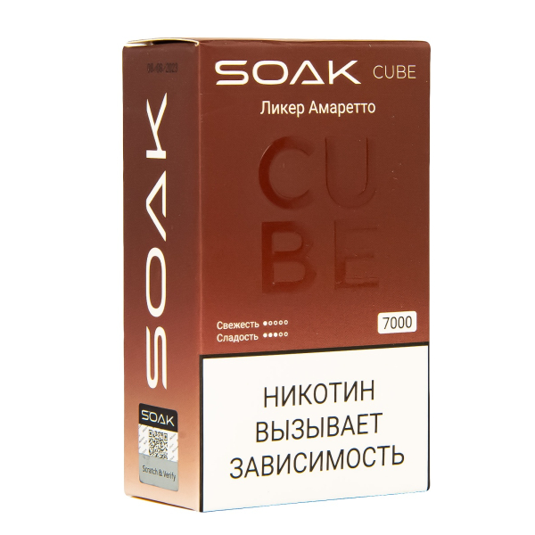 Soak Cube Ликер Амаретто 7000 Затяжек в Уфе
