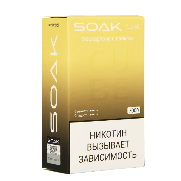 Soak Cube Маскарпоне С Лаймом 7000 Затяжек в Уфе
