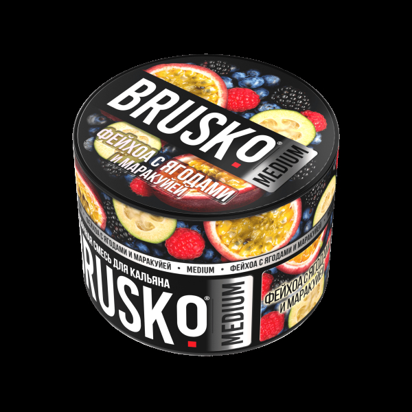 Смесь Brusko Medium Фейхоа С Ягодами И Маракуйей  50 гр в Уфе
