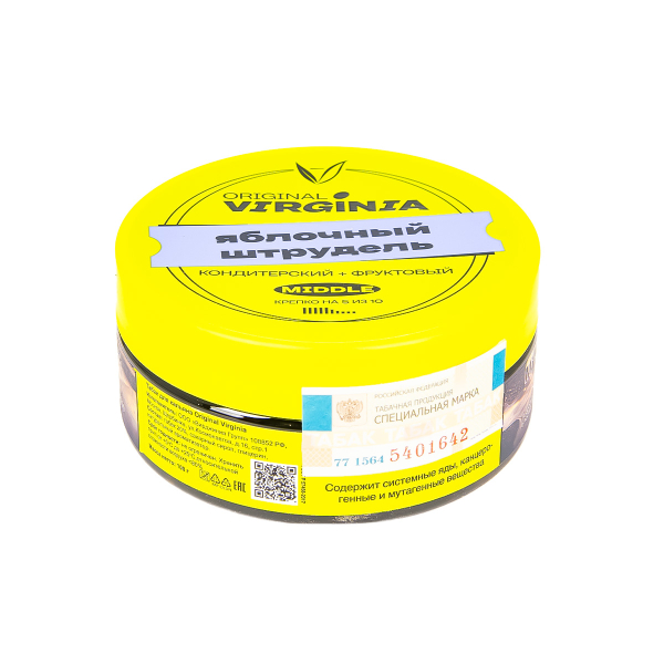 Табак Original Virginia Middle Яблочный Штрудель  100 грамм в Уфе