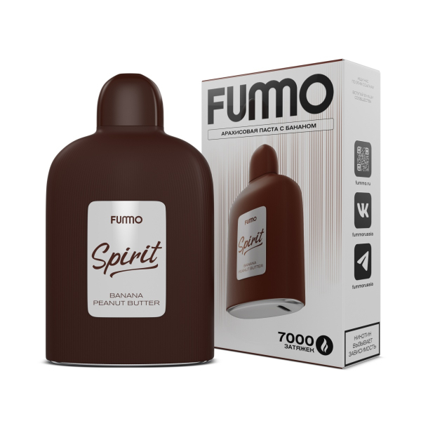 Электронка Fummo Spirit Арахисовая Паста С Бананом  в Уфе