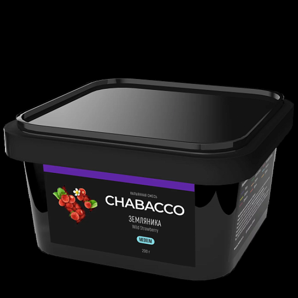 Смесь Chabacco Wild Strawberry    Medium 200 гр в Уфе