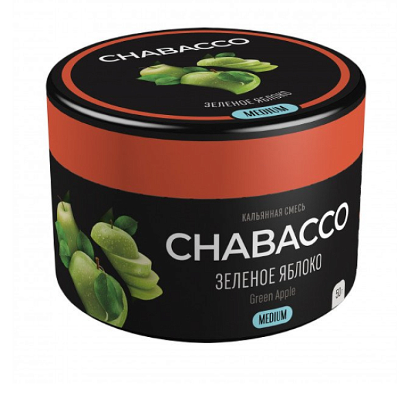 Смесь Chabacco Green Apple    Medium 50 гр в Уфе