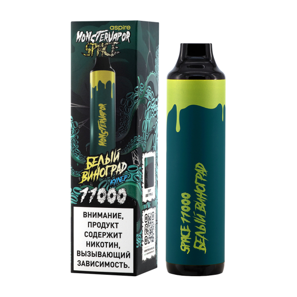 Электронка Monstervapor Space Белый Виноград (11000 Затяжек) в Уфе