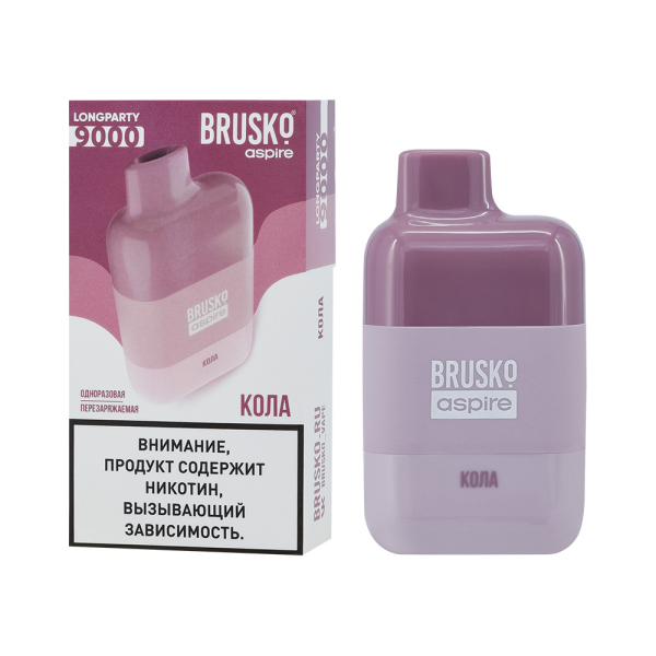Электронка Brusko Longparty Кола (9000 Затяжек) в Уфе