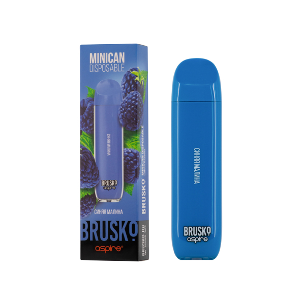 Электронка Brusko Minican Синяя Малина (1500 Затяжек) в Уфе