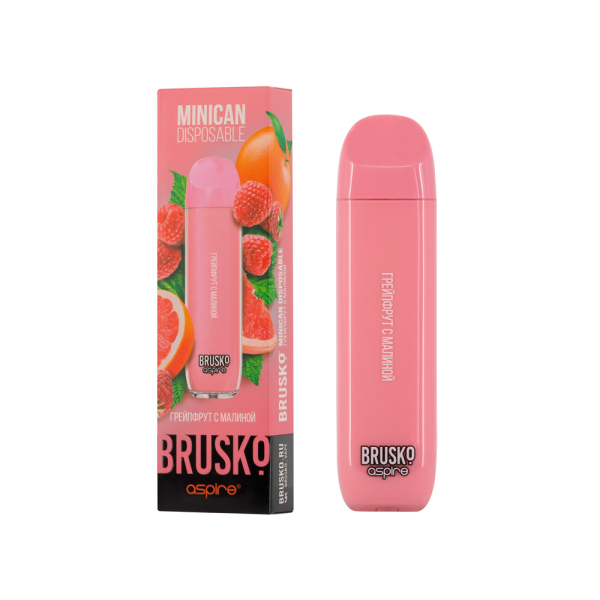 Электронка Brusko Minican Грейпфрут С Малиной (1500 Затяжек) в Уфе