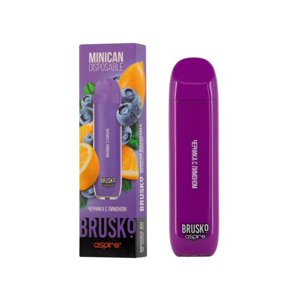 Электронка Brusko Minican Черника С Лимоном (1500 Затяжек) в Уфе