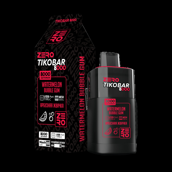 Электронка Tikobar Zero Арбузная Жвачка 8000 Затяжек в Уфе