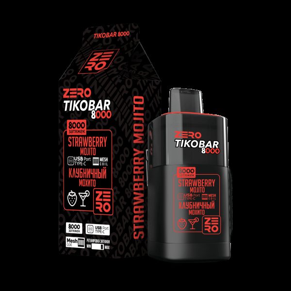 Электронка Tikobar Zero Клубничный Мохито 8000 Затяжек в Уфе