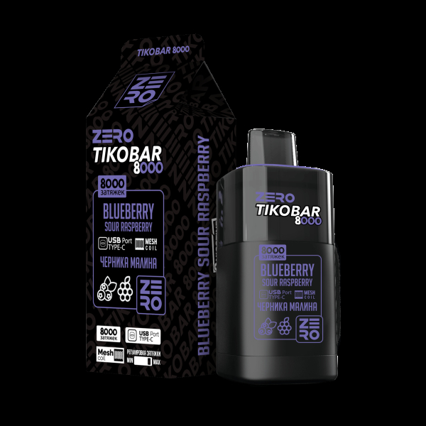 Электронка Tikobar Zero Черника Малина 8000 Затяжек в Уфе
