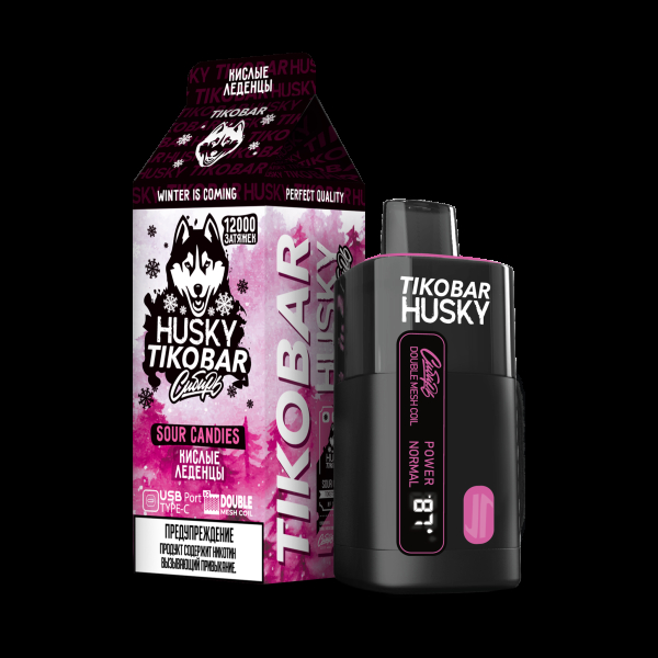 Электронка Tikobar Husky Сибирь Кислые Леденцы 12000 Затяжек в Уфе