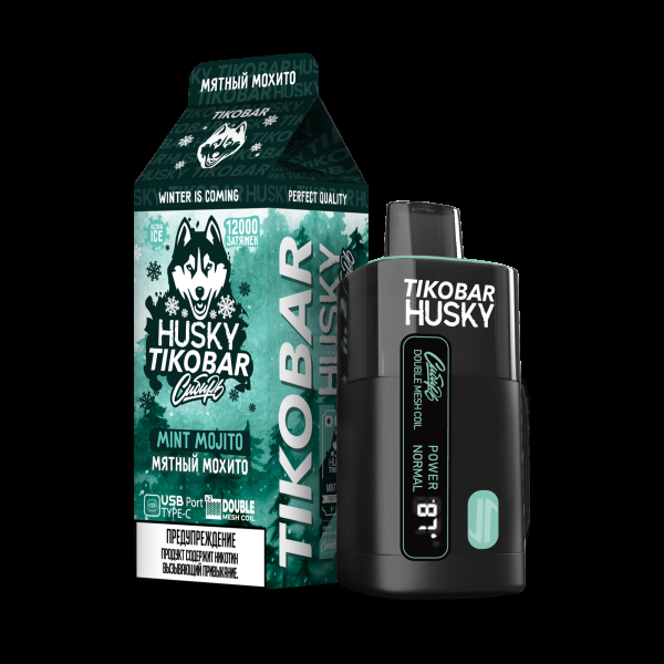 Электронка Tikobar Husky Сибирь Мятный Мохито 12000 Затяжек в Уфе