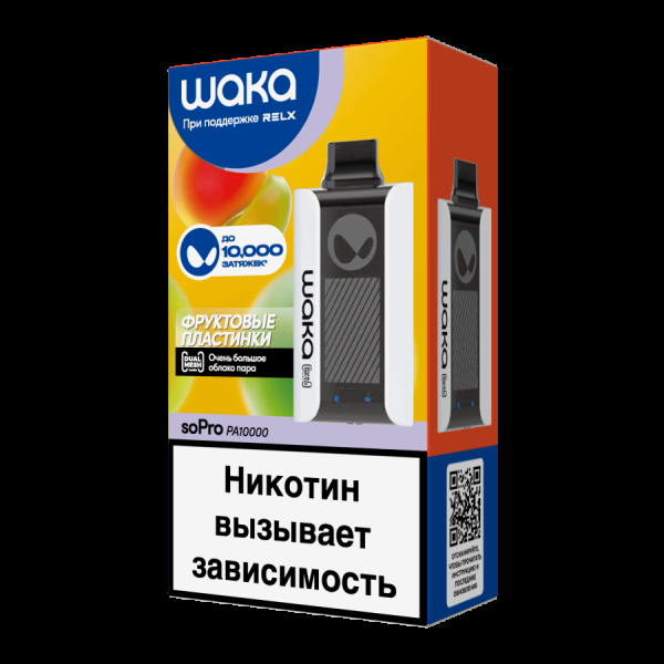 Электронка Waka Фруктовые Пластинки(10000 Затяжек) в Уфе