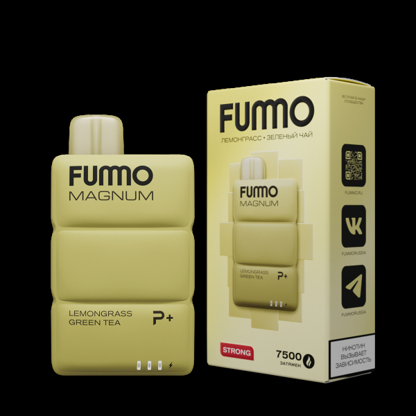 Электронка Fummo Magnum Лемонграсс Зеленый Чай (7500 Затяжек) в Уфе
