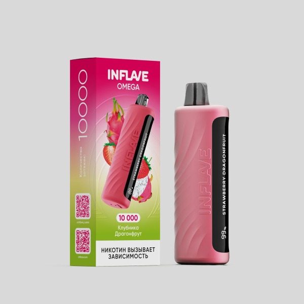 Электронка Inflave Omega Клубника Драгонфрут (10000 Затяжек) в Уфе