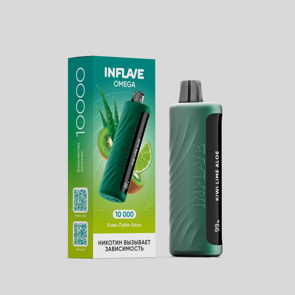 Электронка Inflave Omega Киви Лайм Алоэ (10000 Затяжек) в Уфе