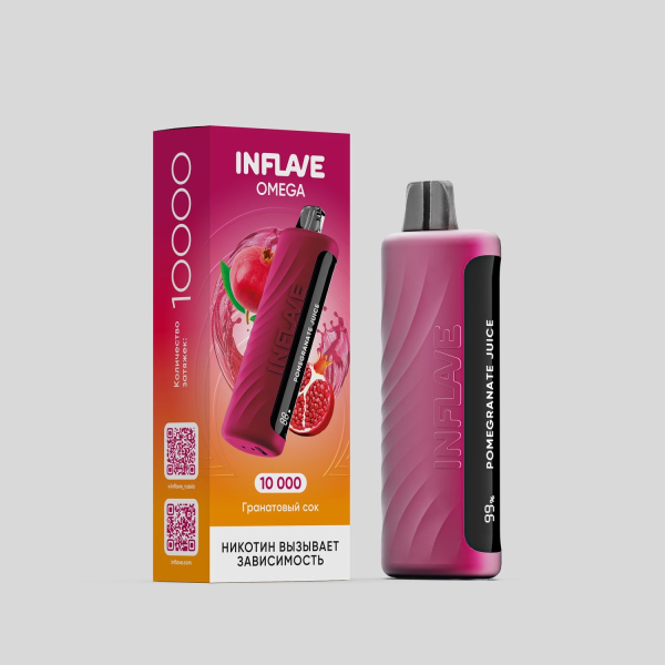 Электронка Inflave Omega Ганатовый Сок (10000 Затяжек) в Уфе