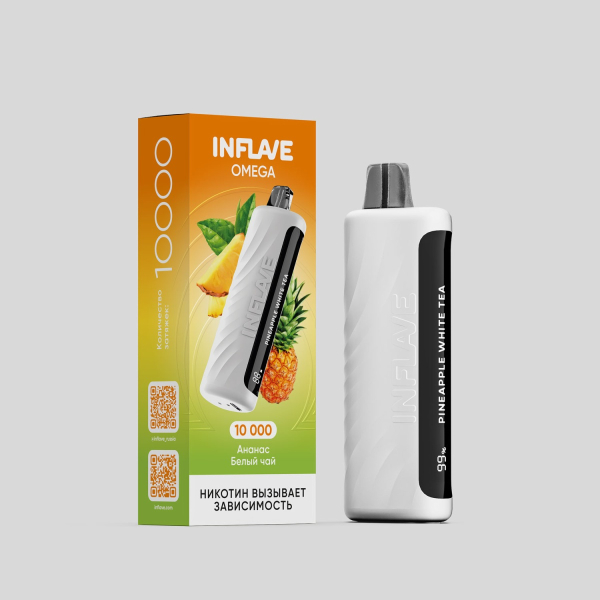 Электронка Inflave Omega Ананас Белый Чай (10000 Затяжек) в Уфе