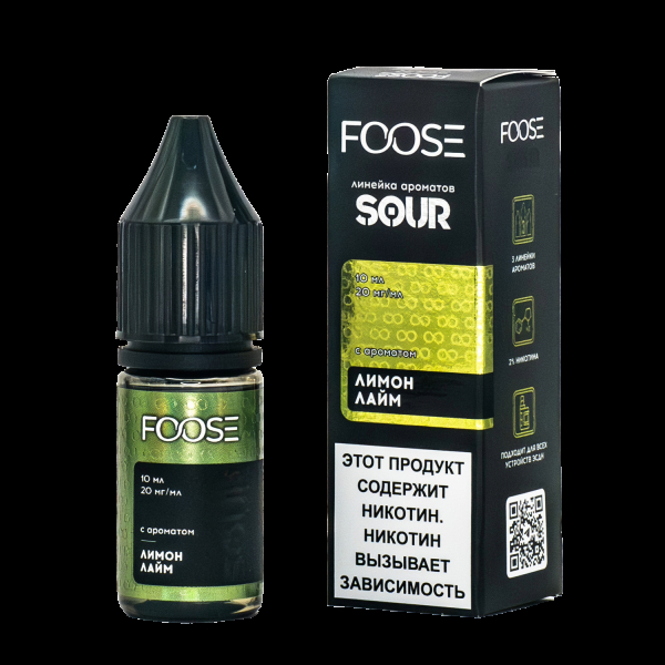 Жидкость Foose Sour Лимон Лайм 10 Мл в Уфе