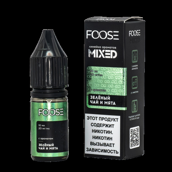 Жидкость Foose Mixed Зеленый Чай И Мята 10 Мл в Уфе