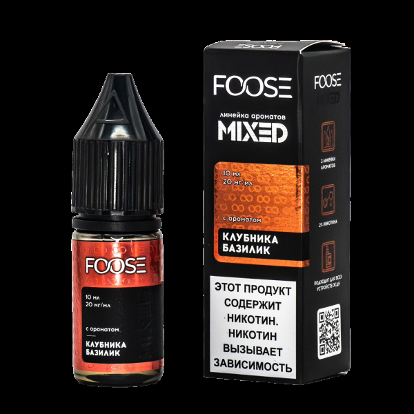 Жидкость Foose Mixed Клубника Базилик 10 Мл в Уфе