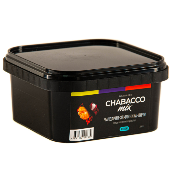 Смесь Chabacco Mix Medium Tangerine Strawberry Lychee  200 гр в Уфе