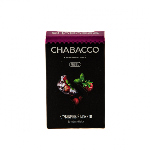 Смесь Chabacco Mix Medium Strawberry Mojito  50 гр в Уфе