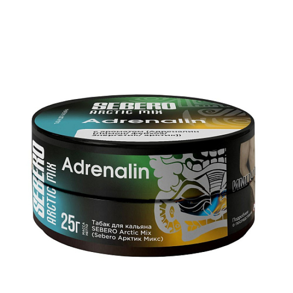 Табак Sebero Arctic Mix Adrenalin  25 грамм в Уфе