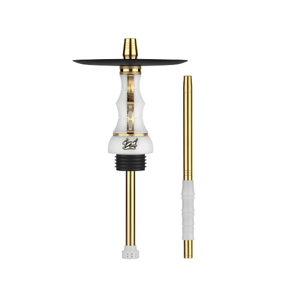Кальян Alpha Hookah Beat White Gold Прозрачная Колба  в Уфе