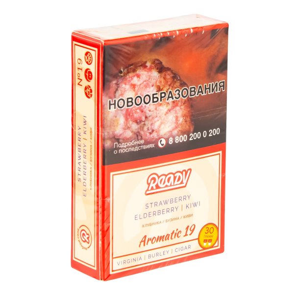 Табак Ready  №19 Strawberry, Elderberry, Kiwi 30 грамм в Уфе