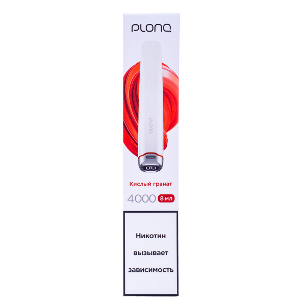 Электронка Plonq Plus Pro Кислый Гранат (4000 Затяжек) 20 Мг в Уфе
