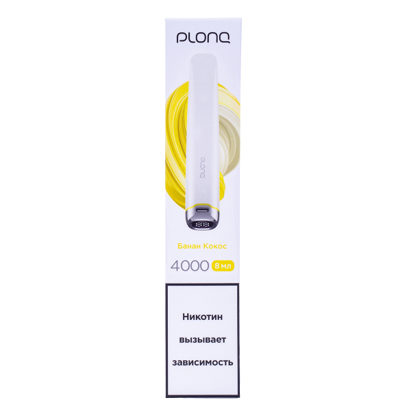 Электронка Plonq Plus Pro Банан Кокос (4000 Затяжек) 20 Мг в Уфе