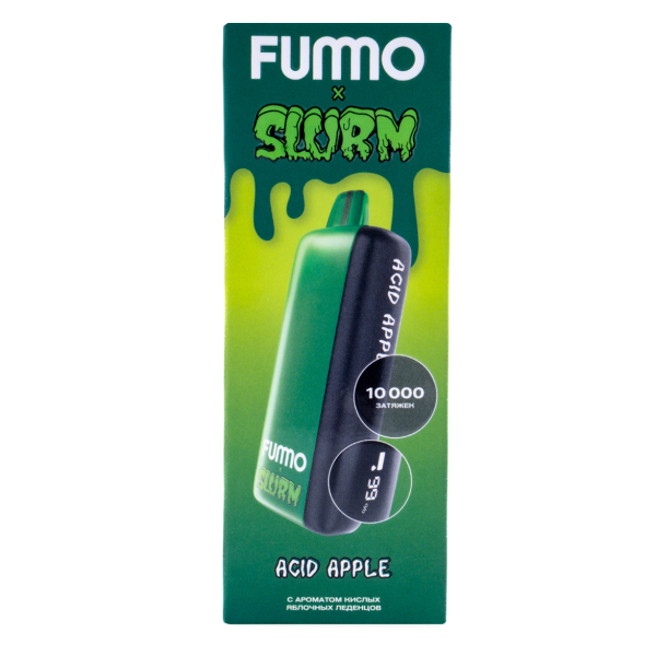 Электронка Fummo Indic Slurm Кислые Яблочные Леденцы (10 000 Затяжек) в Уфе
