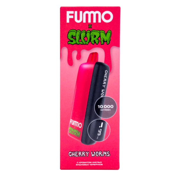 Электронка Fummo Indic Slurm Кислые Вишневые Червячки (10 000 Затяжек) в Уфе