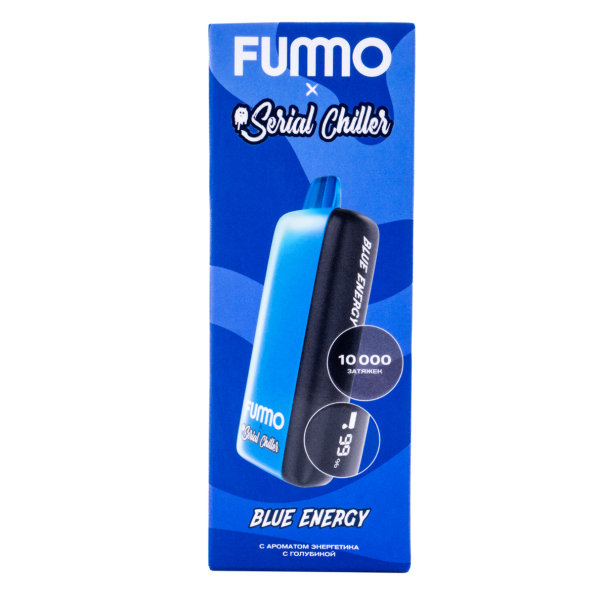 Электронка Fummo Indic Serial Chiller Энергетик С Голубикой (10 000 Затяжек) в Уфе