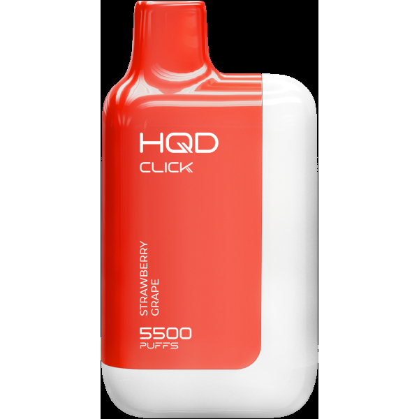 POD-система Hqd Click Устройство + Картридж Клубника Виноград (5500 Затяжек) в Уфе