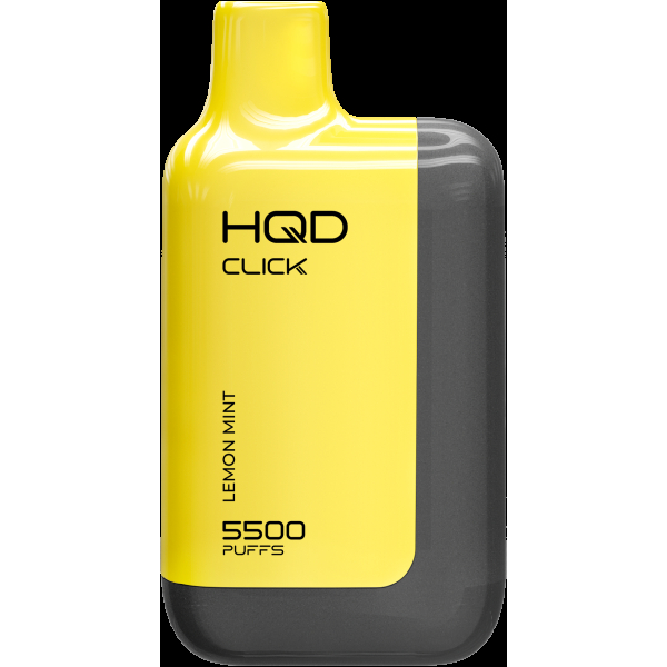 POD-система Hqd Click Устройство + Картридж Лимон Мята (5500 Затяжек) в Уфе