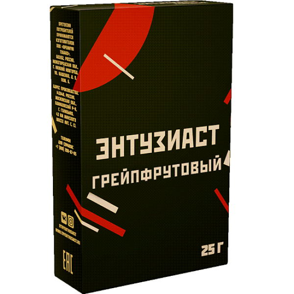 Табак Энтузиаст Грейпфрутовый  25 грамм в Уфе