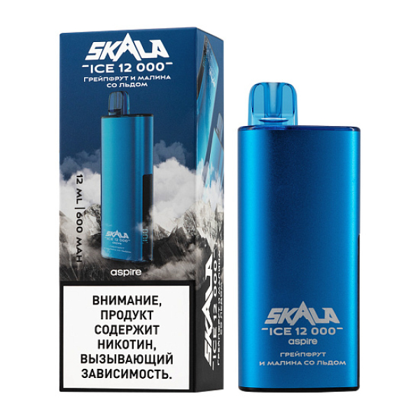 Электронка Skala Ice 12000 Грейпфрут И Малина Со Льдом в Уфе